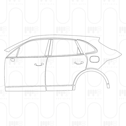 Pre-Cut PPF Porsche Cayenne Turbo E-Hybrid 2026