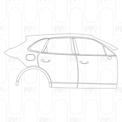 Pre-Cut PPF Porsche Cayenne Turbo E-Hybrid 2026