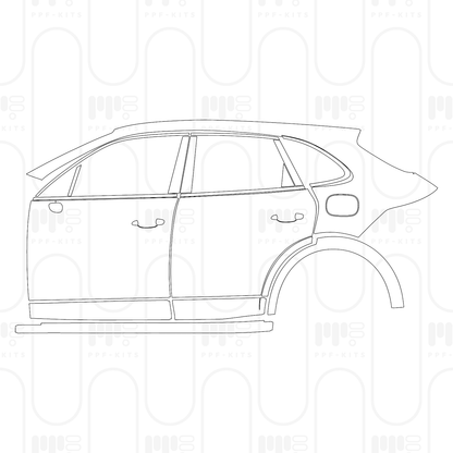 Pre-Cut PPF Porsche Cayenne Turbo E-Hybrid 2026