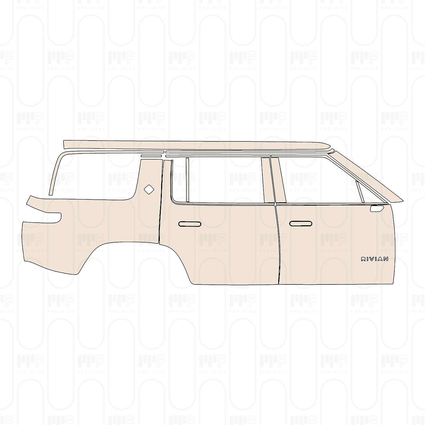 PPF precortado Rivian R1S 2026