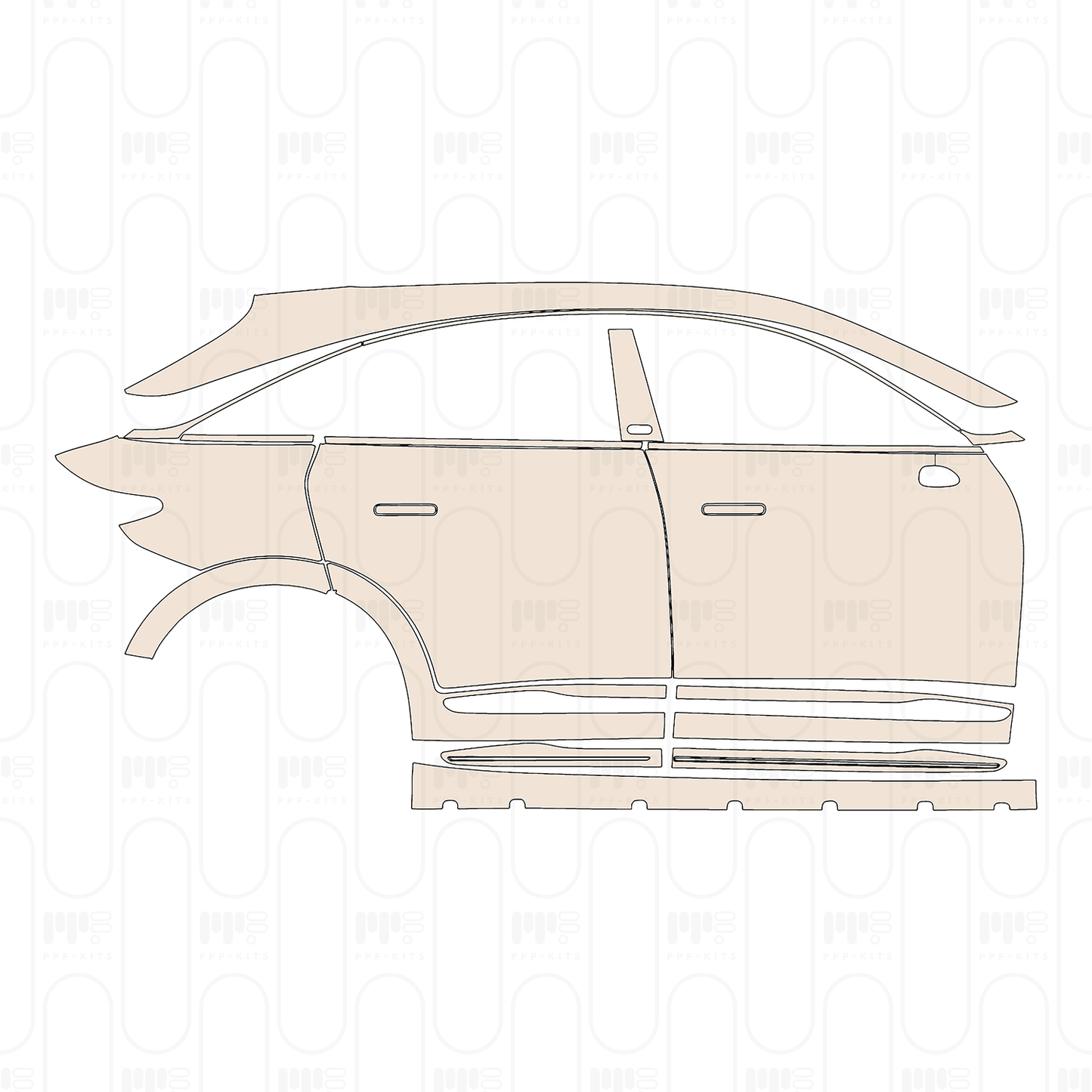 PPF precortado Smart #3 Base 2026