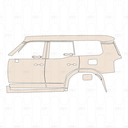 PPF precortado Toyota Prado Wild version 2026