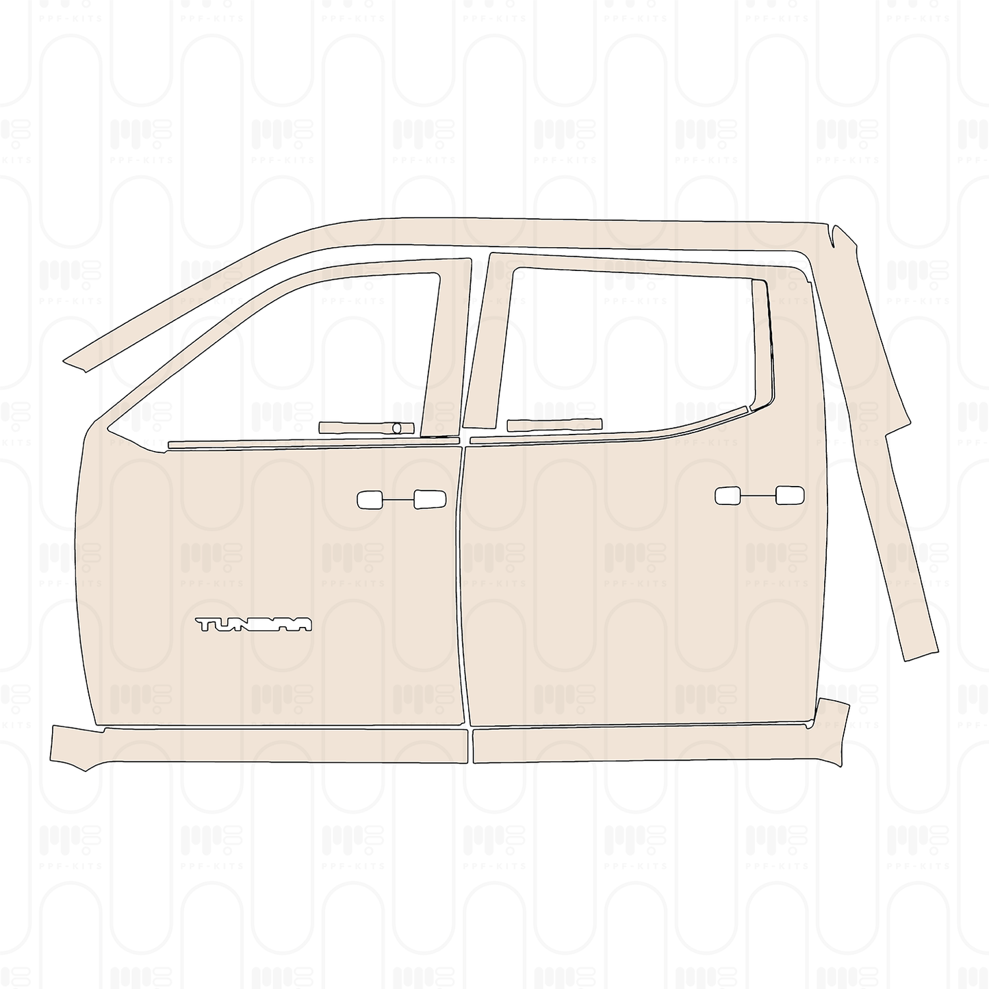 Pre-Cut PPF Toyota Tundra CrewMax SR 2026