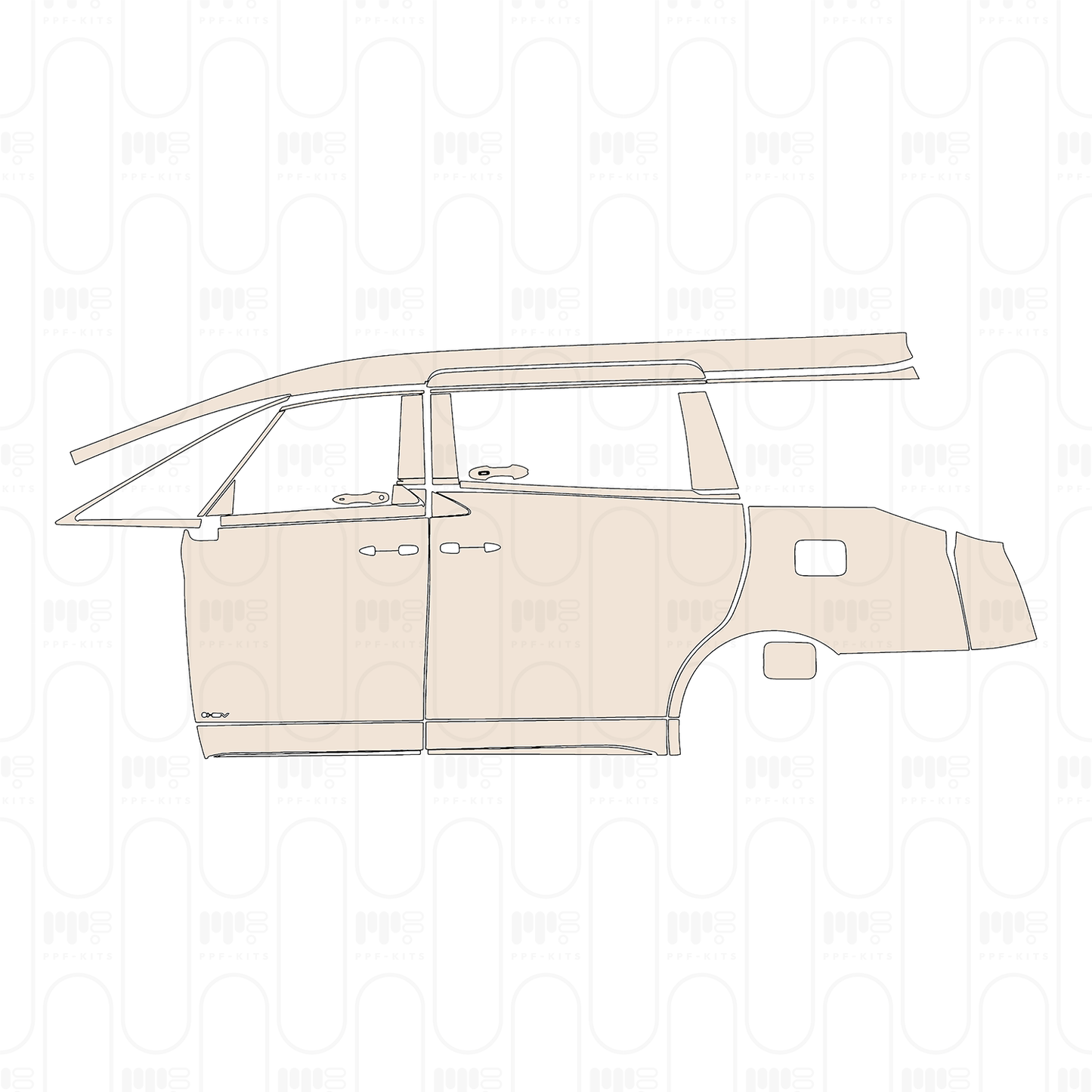 PPF precortado Toyota Alphard 2026