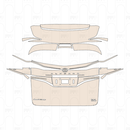 PPF precortado Toyota Alphard 2026
