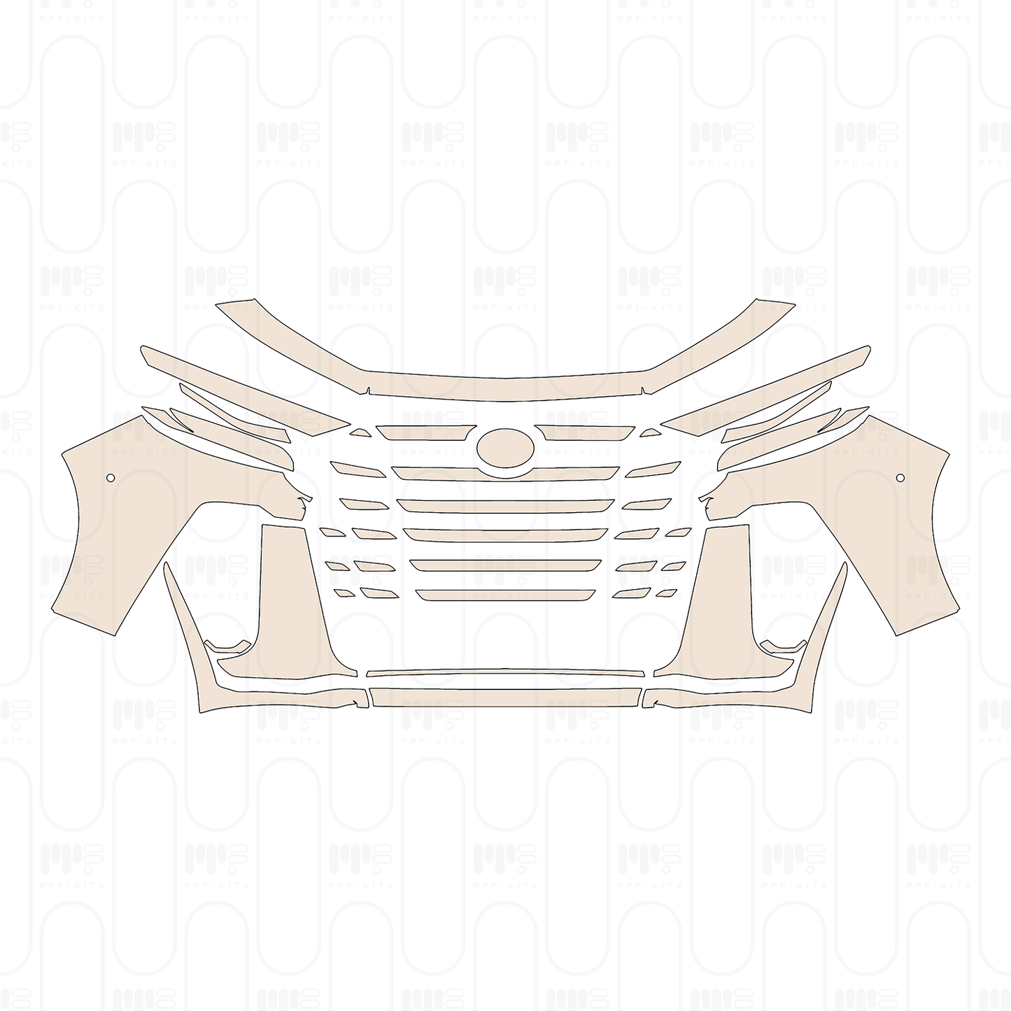 PPF precortado Toyota Vellfire 2026
