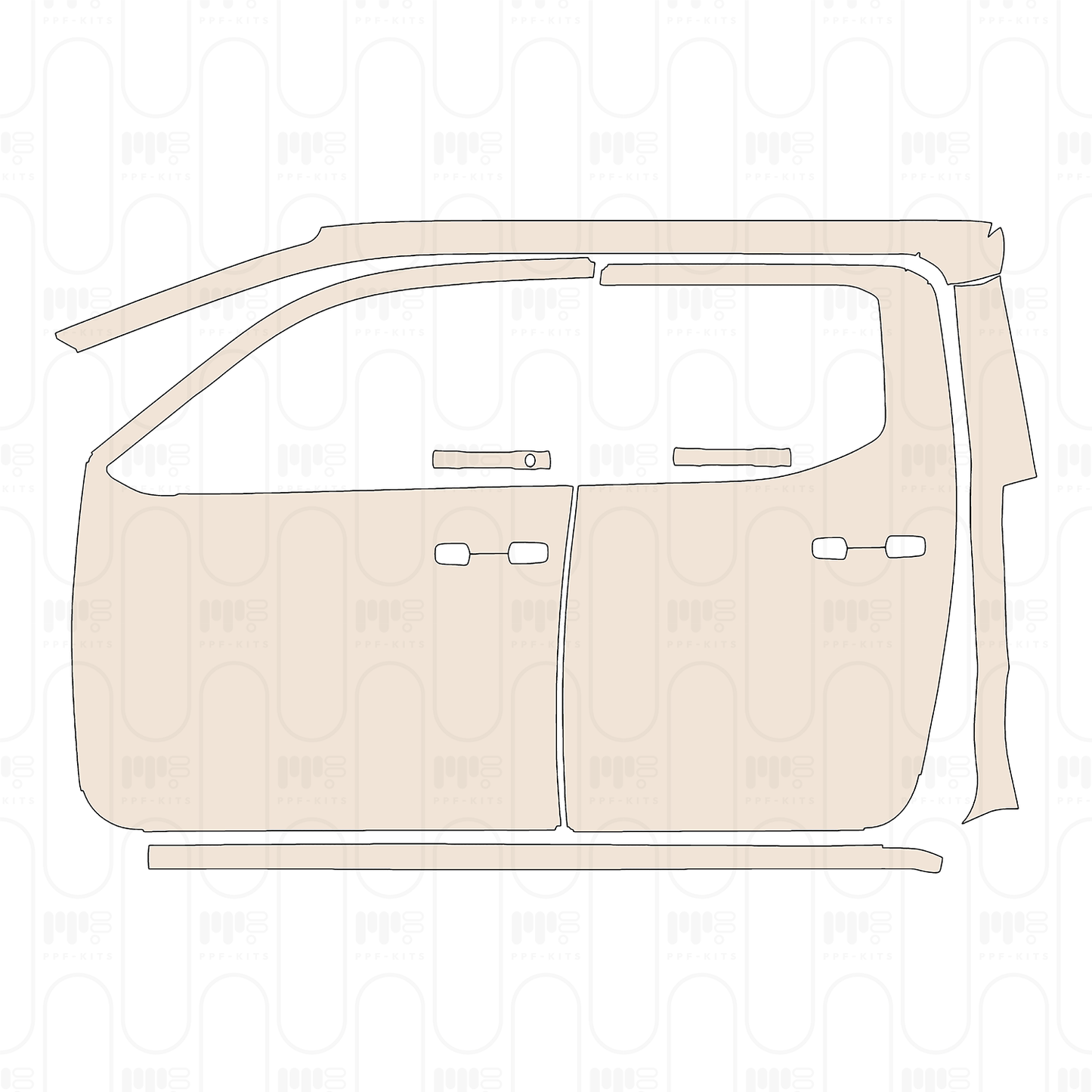 Pre-Cut PPF Toyota Tacoma Double Cab TRD Pro 2026