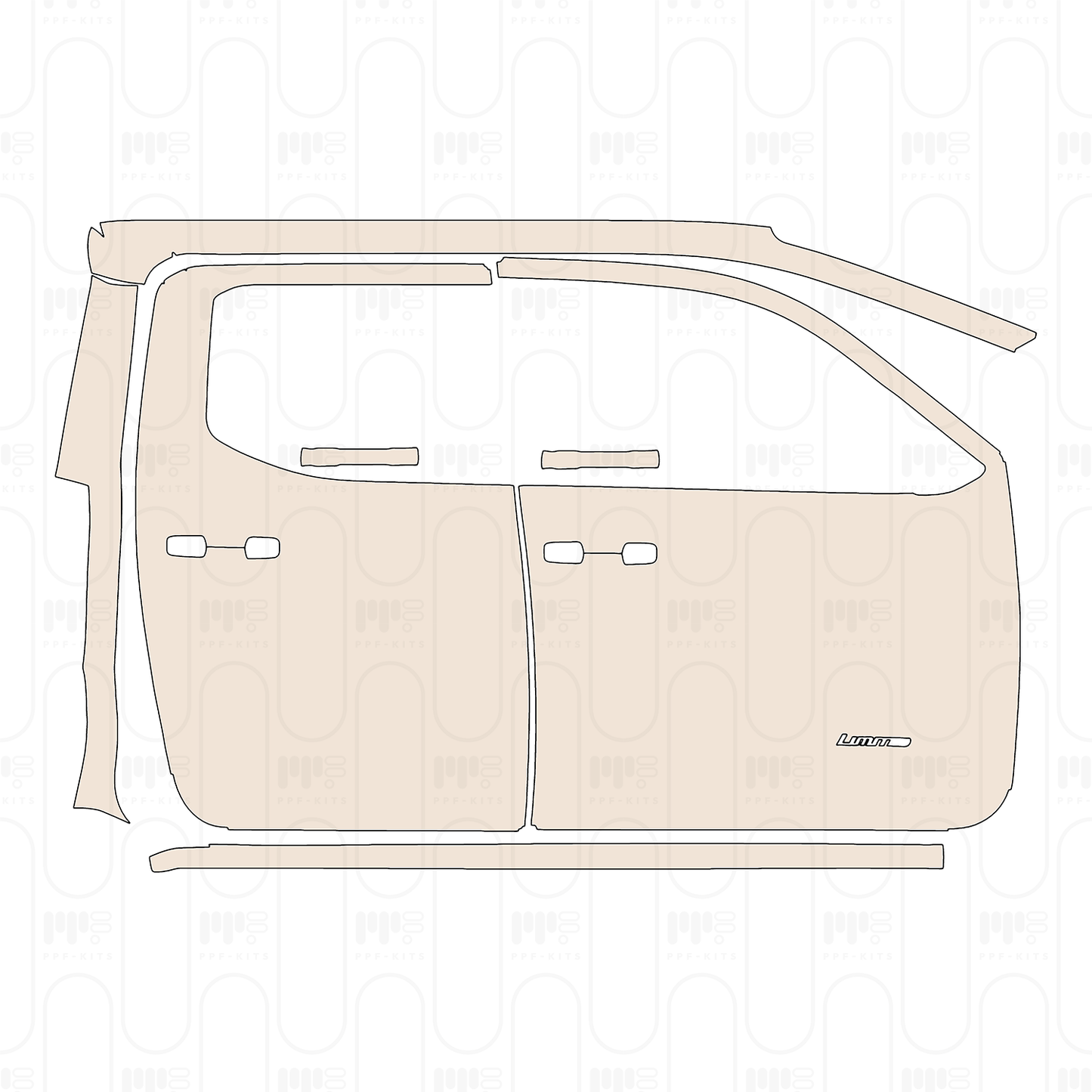 Pre-Cut PPF Toyota Tacoma Double Cab Limited 2026