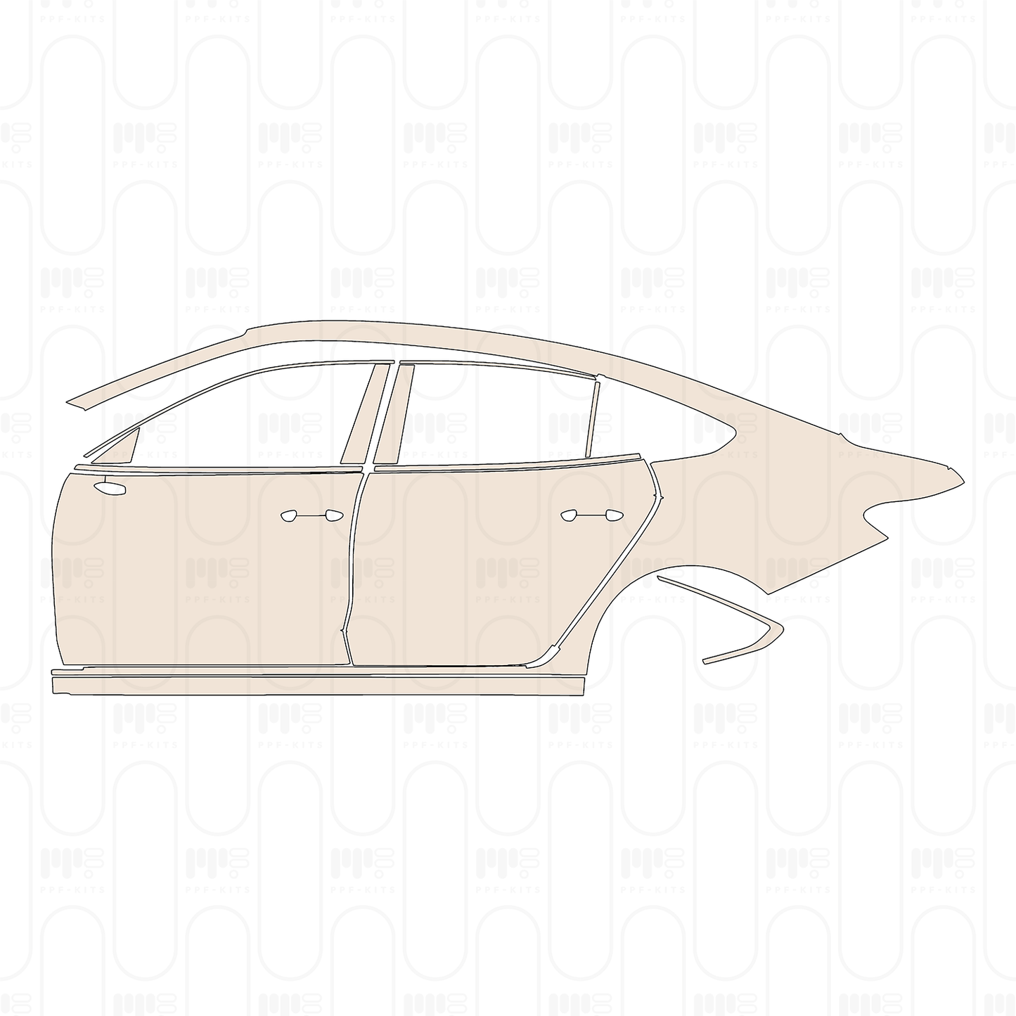 PPF precortado Volkswagen Passat Pro (CN) R-Line 2026