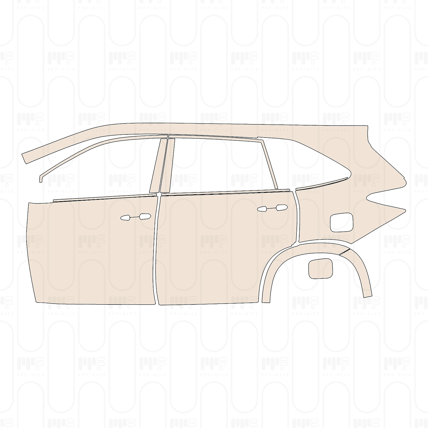 PPF precortado Toyota Innova HyCross (IN) 2026
