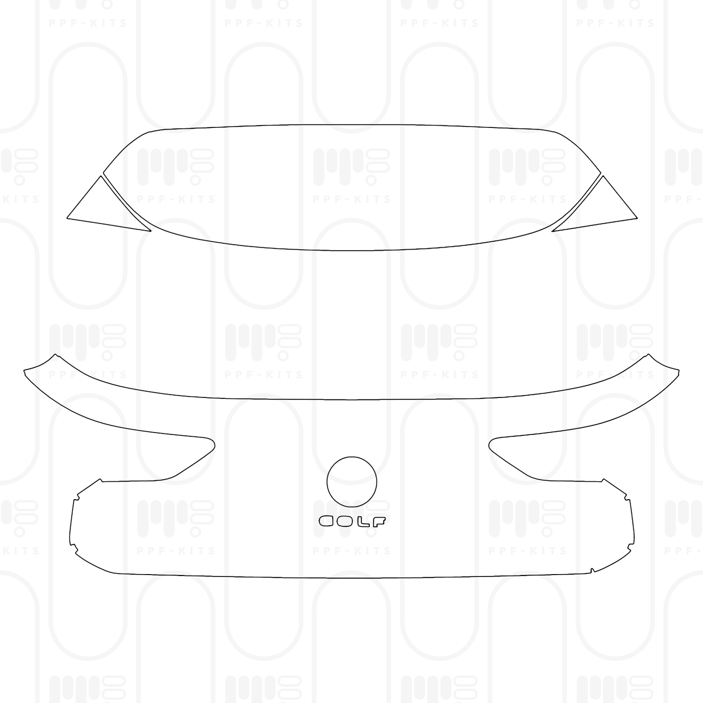 Pre-Cut PPF Volkswagen Golf R-line 2026