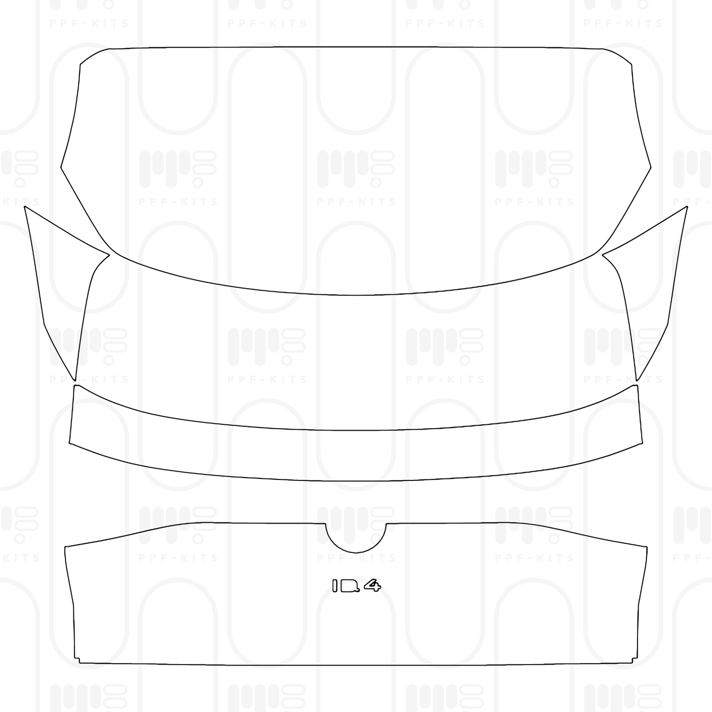 PPF precortado Volkswagen ID.4 Base 2026