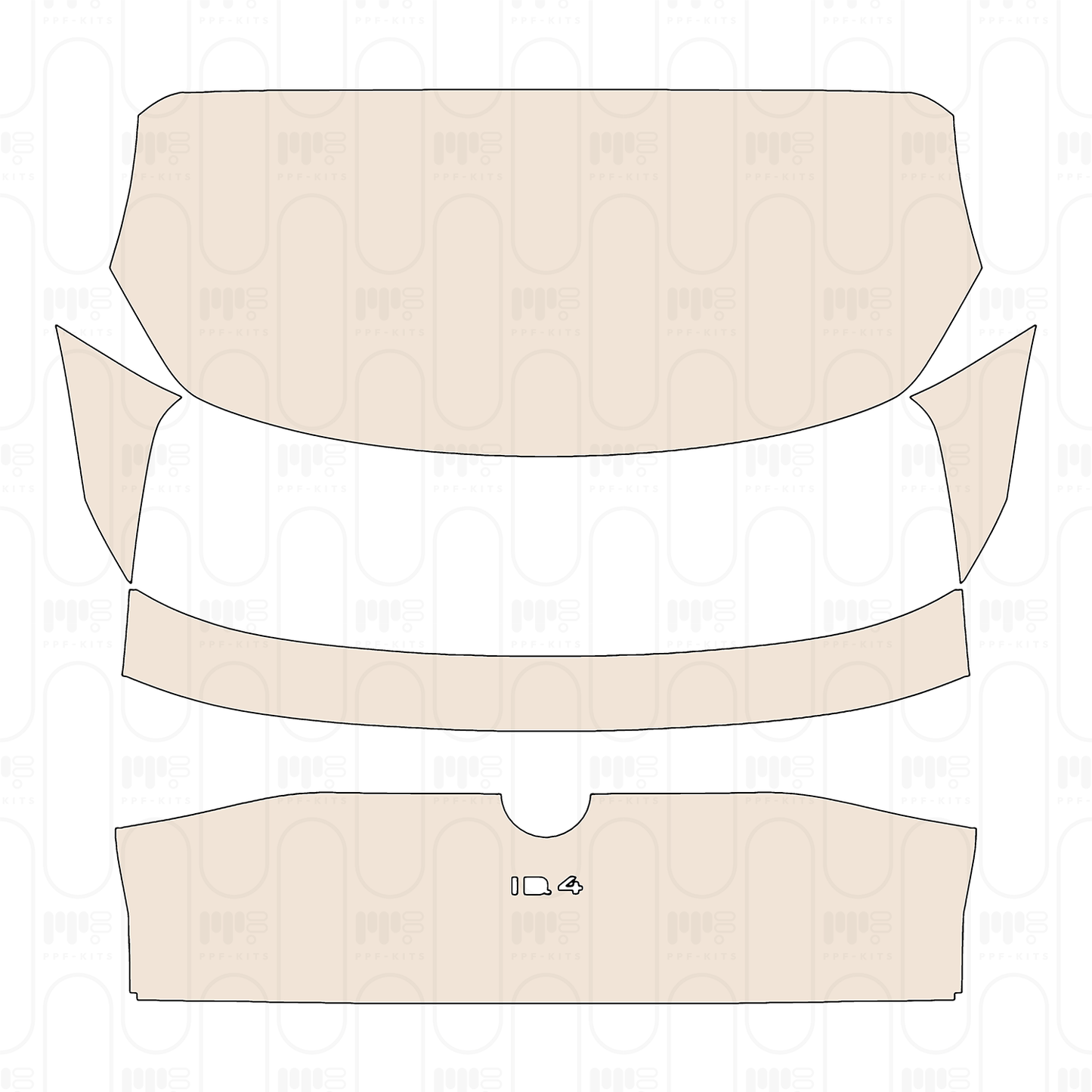 Pre-Cut PPF Volkswagen ID.4 Base 2026