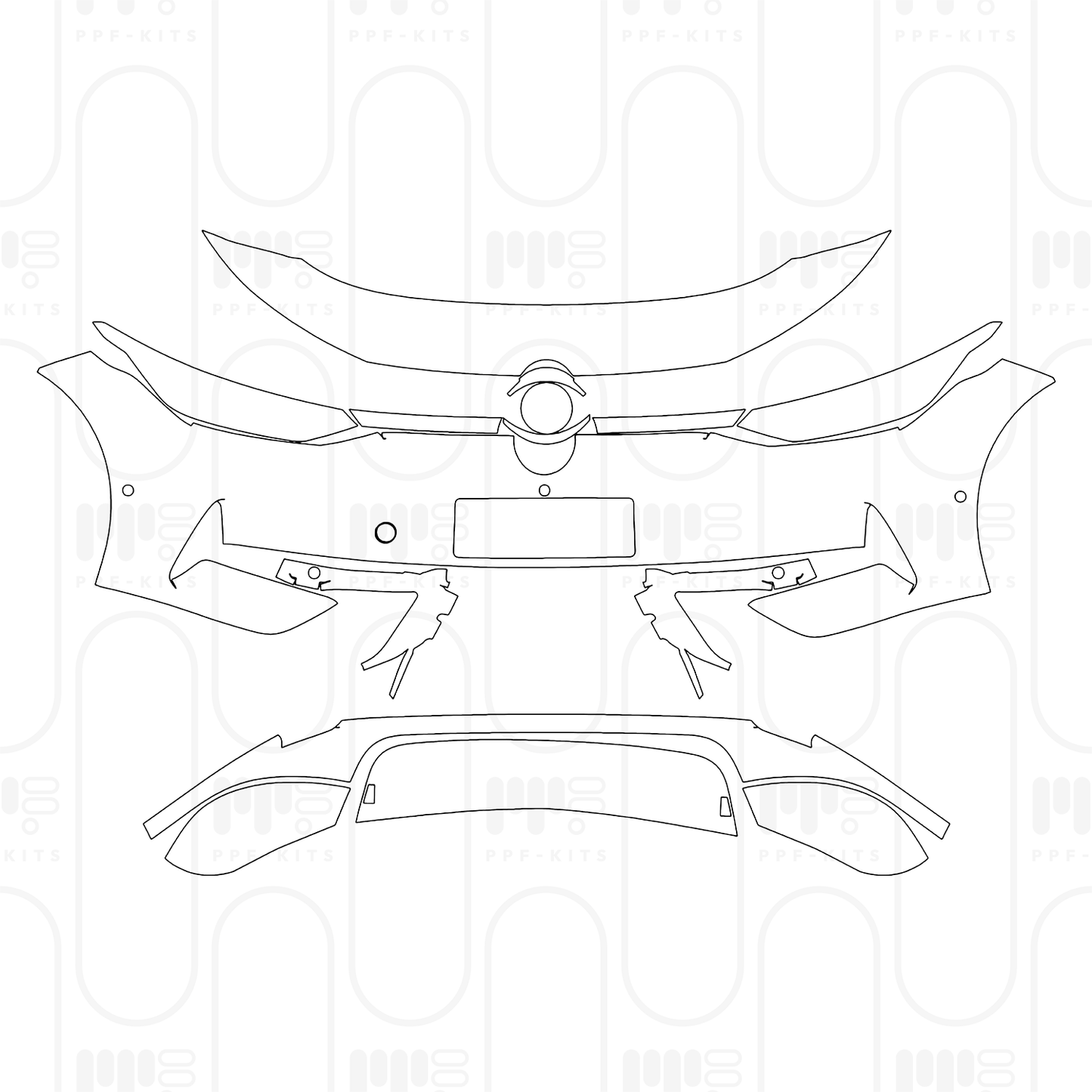 PPF precortado Volkswagen ID.7 Tourer Base 2026