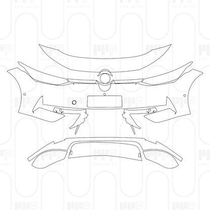 PPF precortado Volkswagen ID.7 Tourer Base 2026