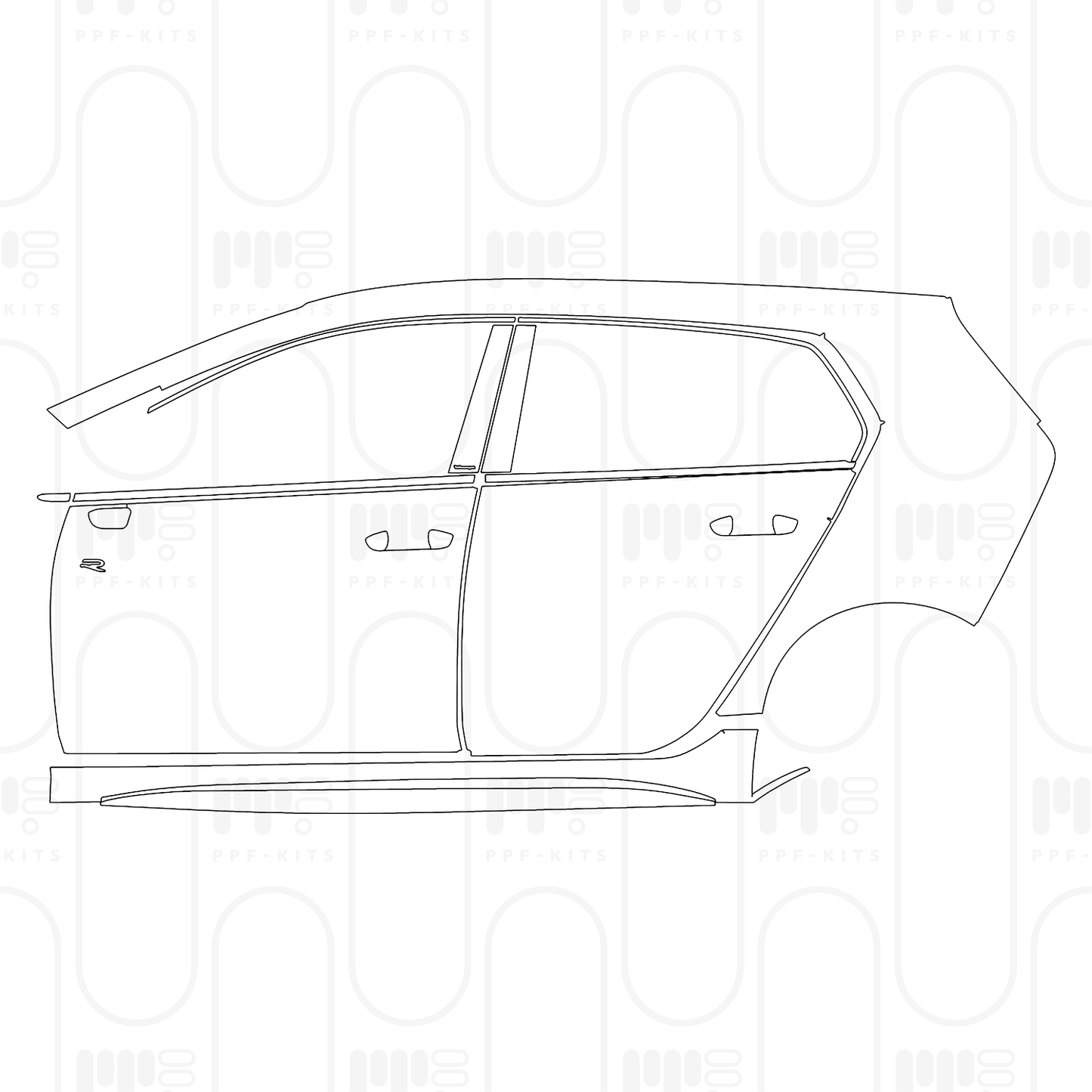Pre-Cut PPF Volkswagen Golf R 2026