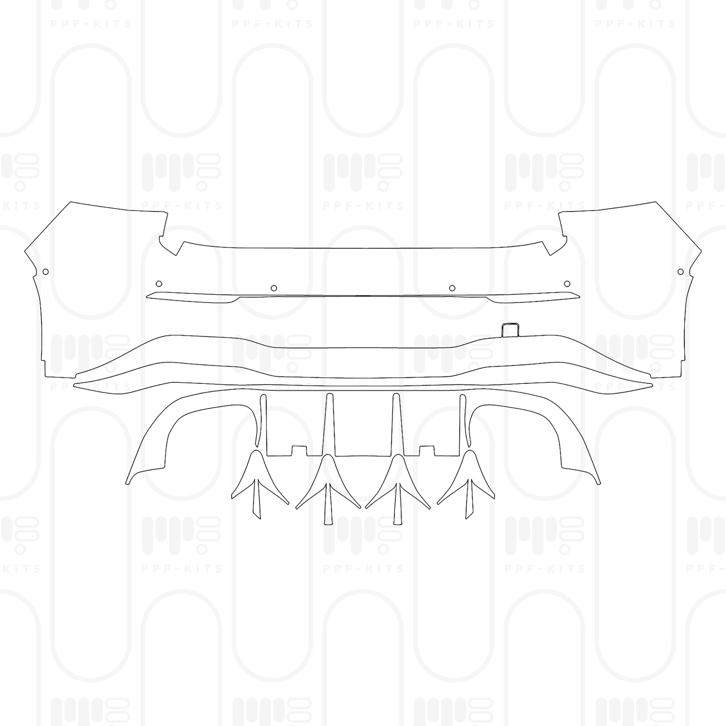 Pre-Cut PPF Volkswagen Golf R 2026