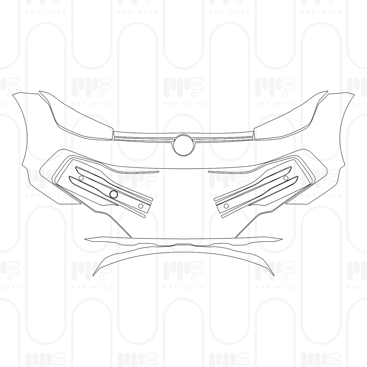 Pre-Cut PPF Volkswagen Tharu 2026