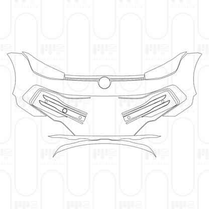 Pre-Cut PPF Volkswagen Tharu 2026