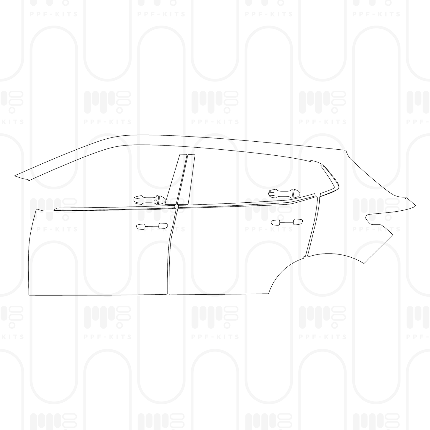 Pre-Cut PPF Volkswagen Tharu 2026