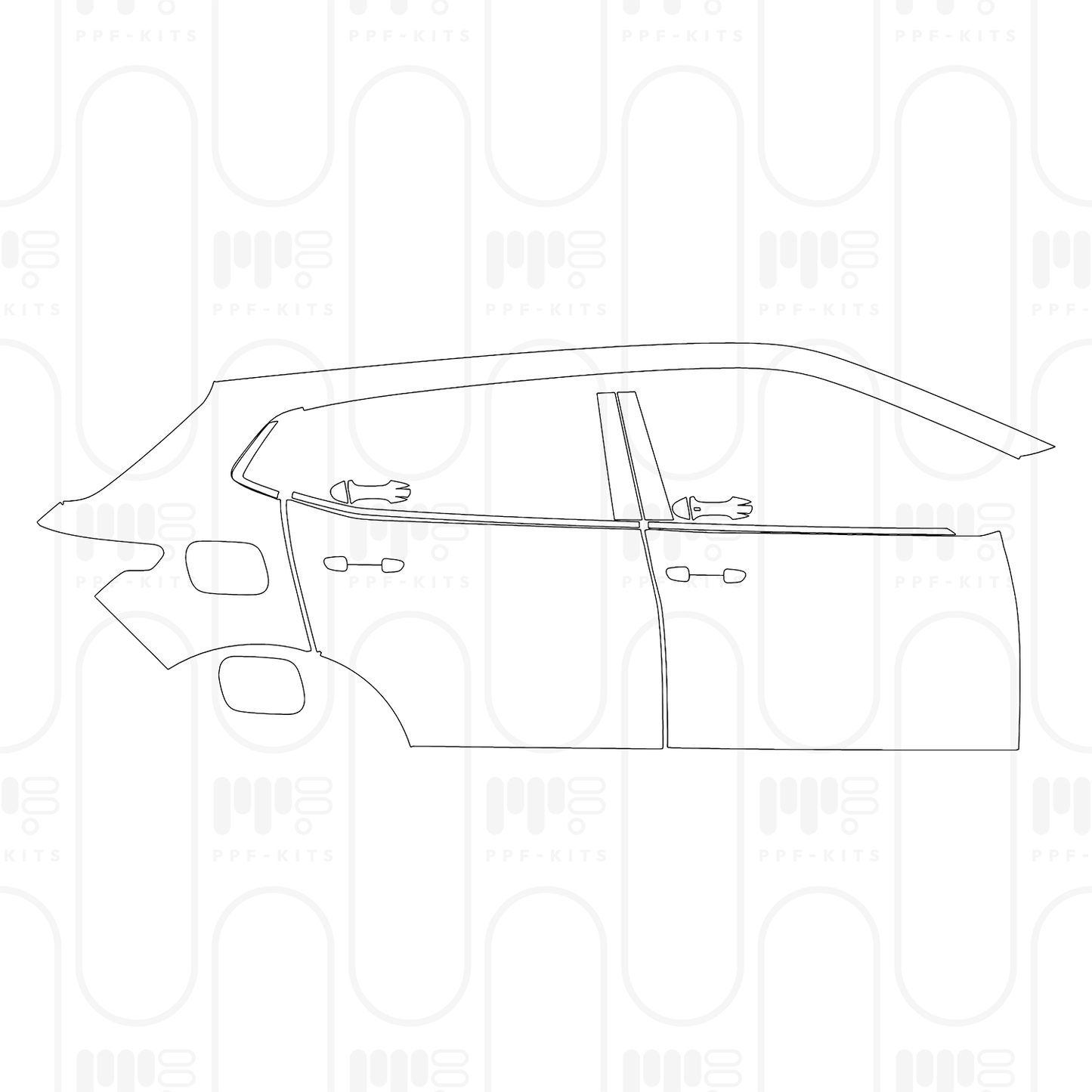 Pre-Cut PPF Volkswagen Tharu 2026