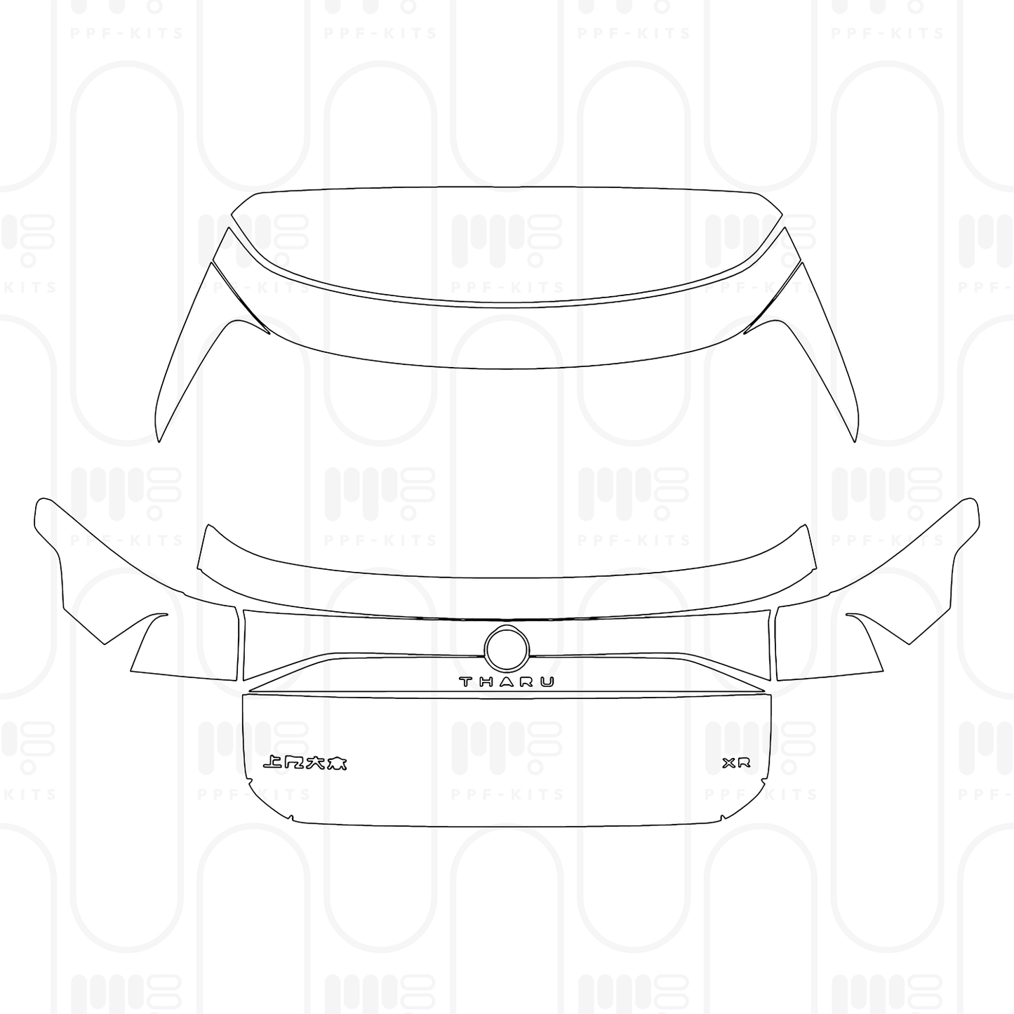 Pre-Cut PPF Volkswagen Tharu 2026
