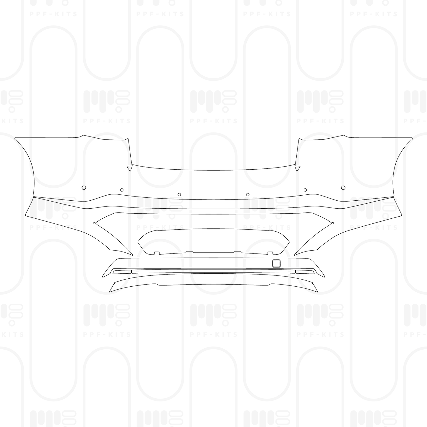 PPF precortado Volkswagen ID.7 Base 2026