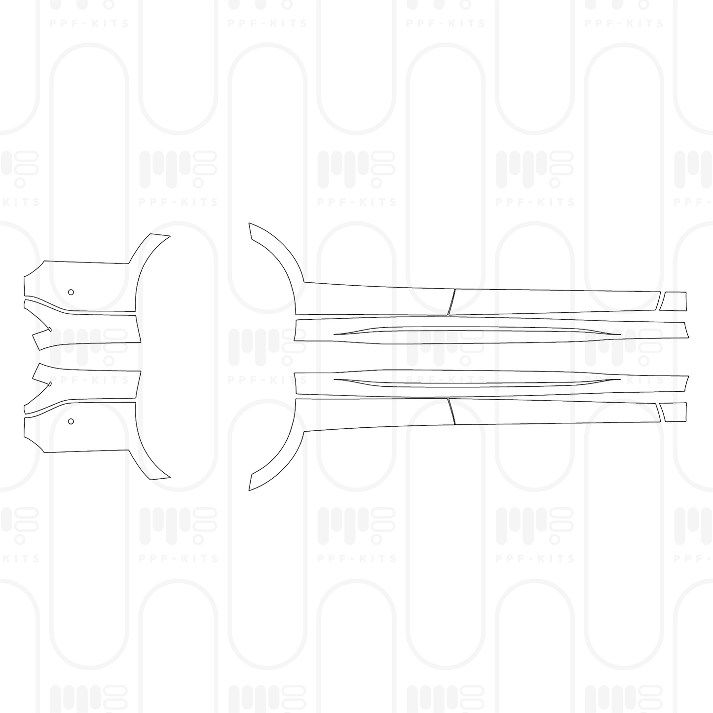 PPF precortado Volkswagen ID.7 Base 2026