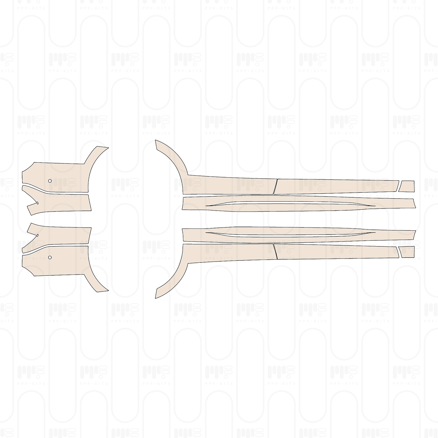 Pre-Cut PPF Volkswagen ID.7 Base 2026