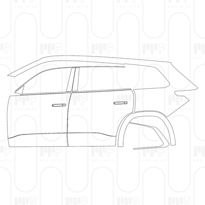 Pre-Cut PPF Volkswagen Teramont Pro Base 2026