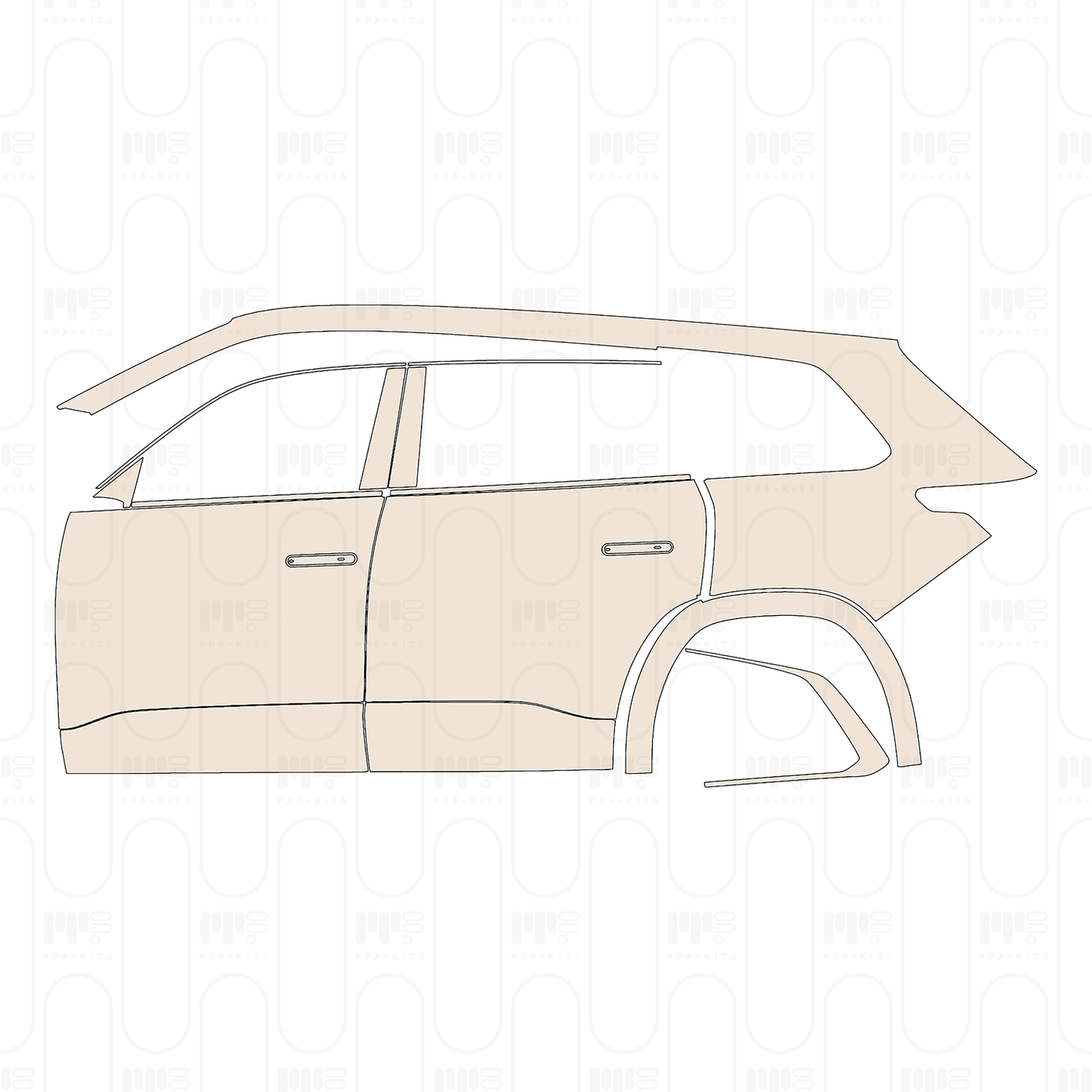 PPF precortado Volkswagen Teramont Pro Base 2026