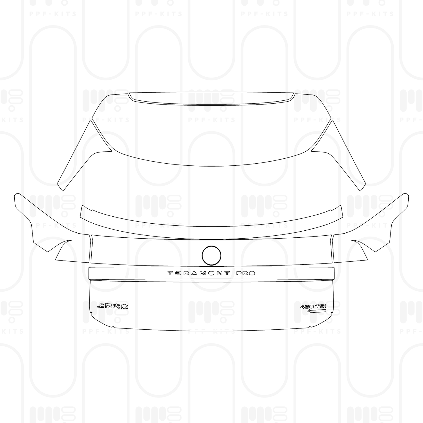 Pre-Cut PPF Volkswagen Teramont Pro R-Line 2026