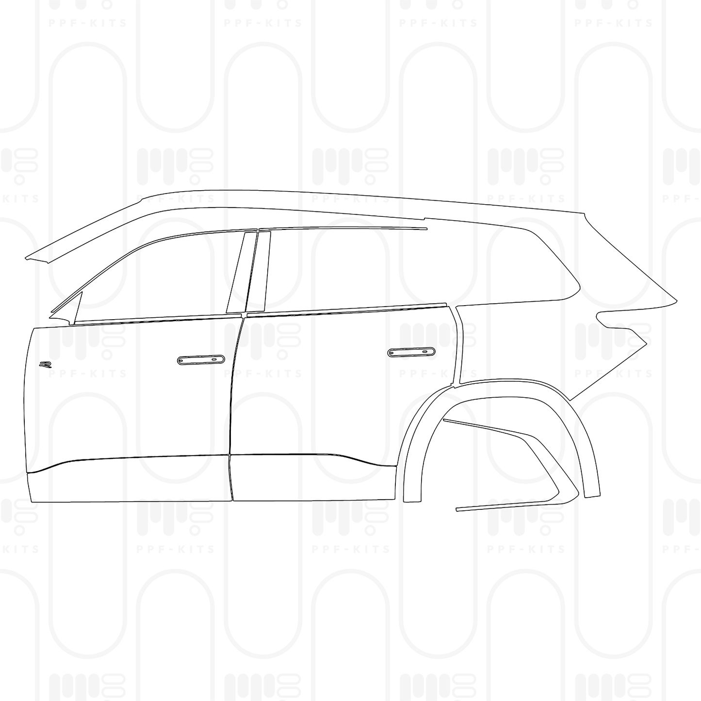 Pre-Cut PPF Volkswagen Teramont Pro R-Line 2026