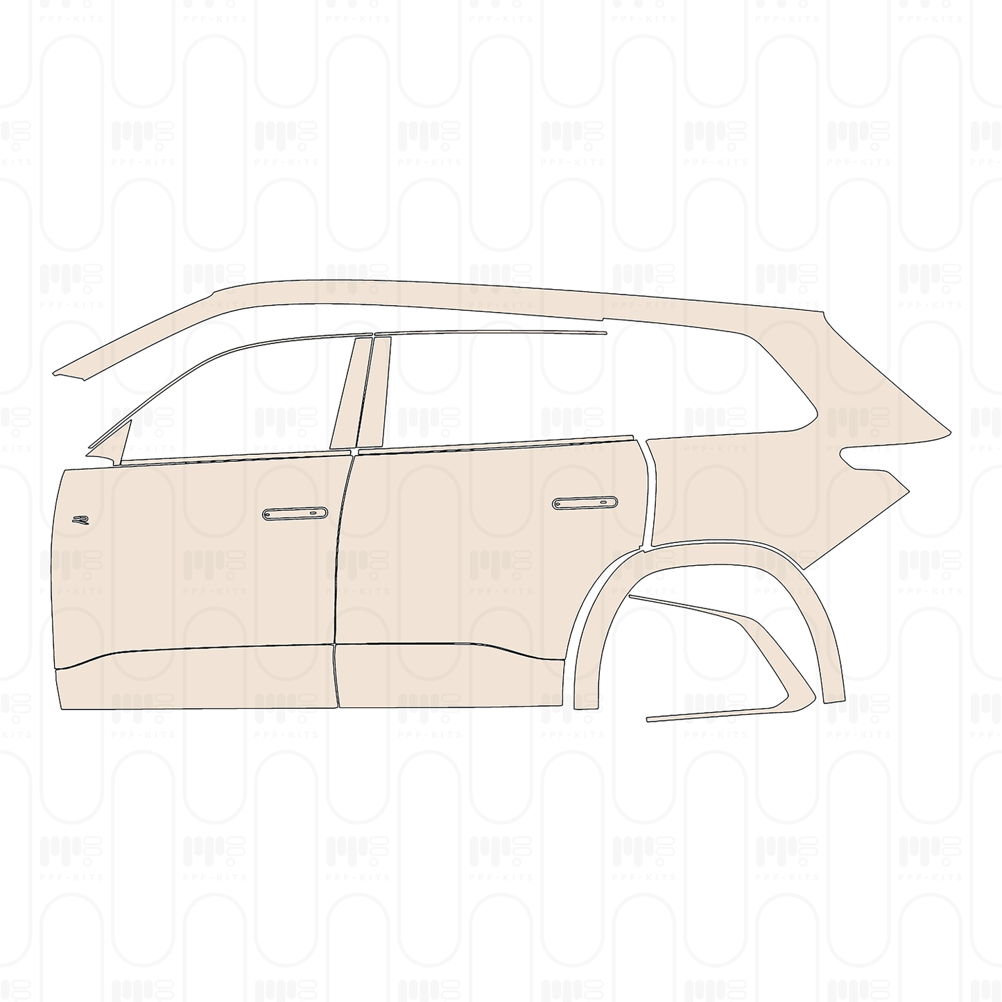 PPF precortado Volkswagen Teramont Pro R-Line 2026