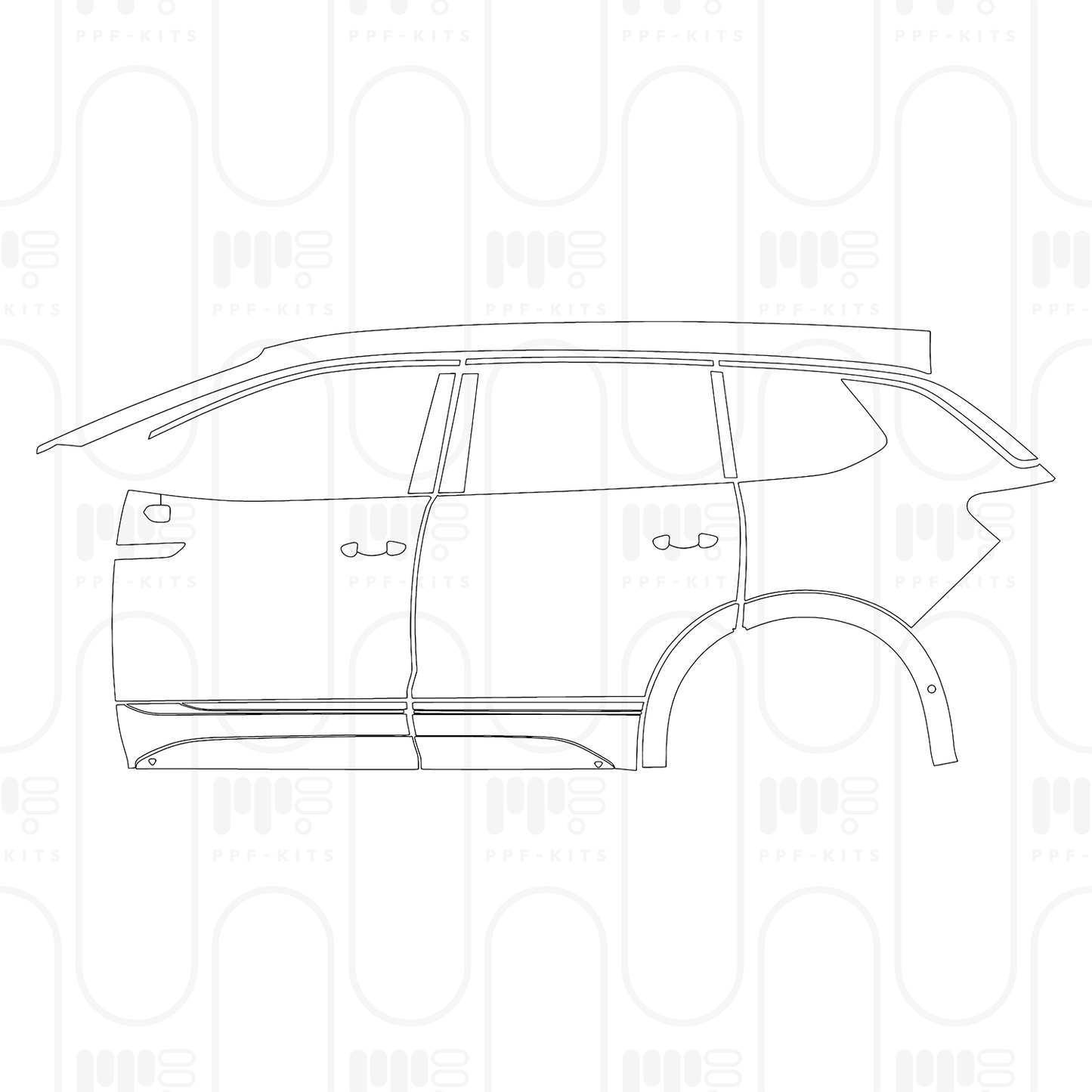 Pre-Cut PPF Volkswagen Talagon R-line 2026