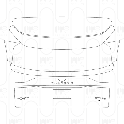 Pre-Cut PPF Volkswagen Talagon R-line 2026