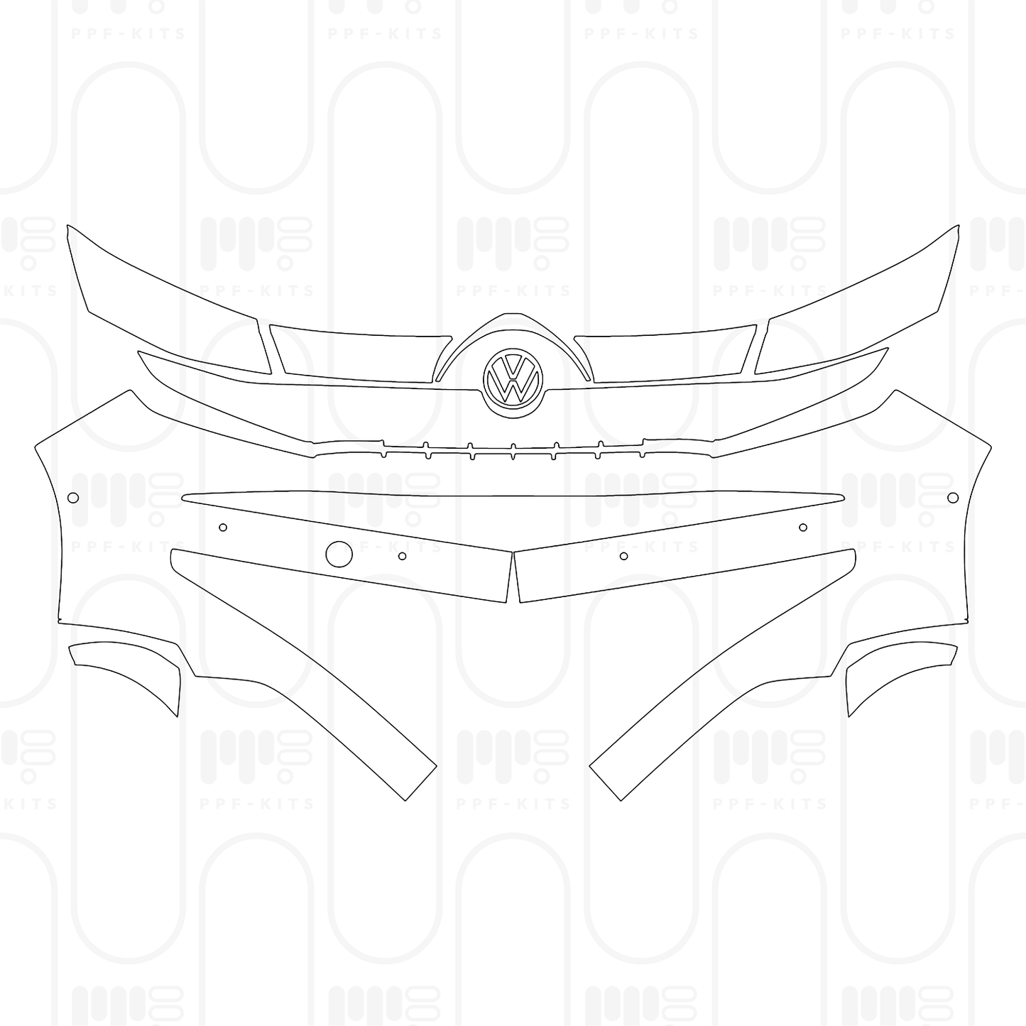 PPF precortado Volkswagen Multivan (EU) 2026