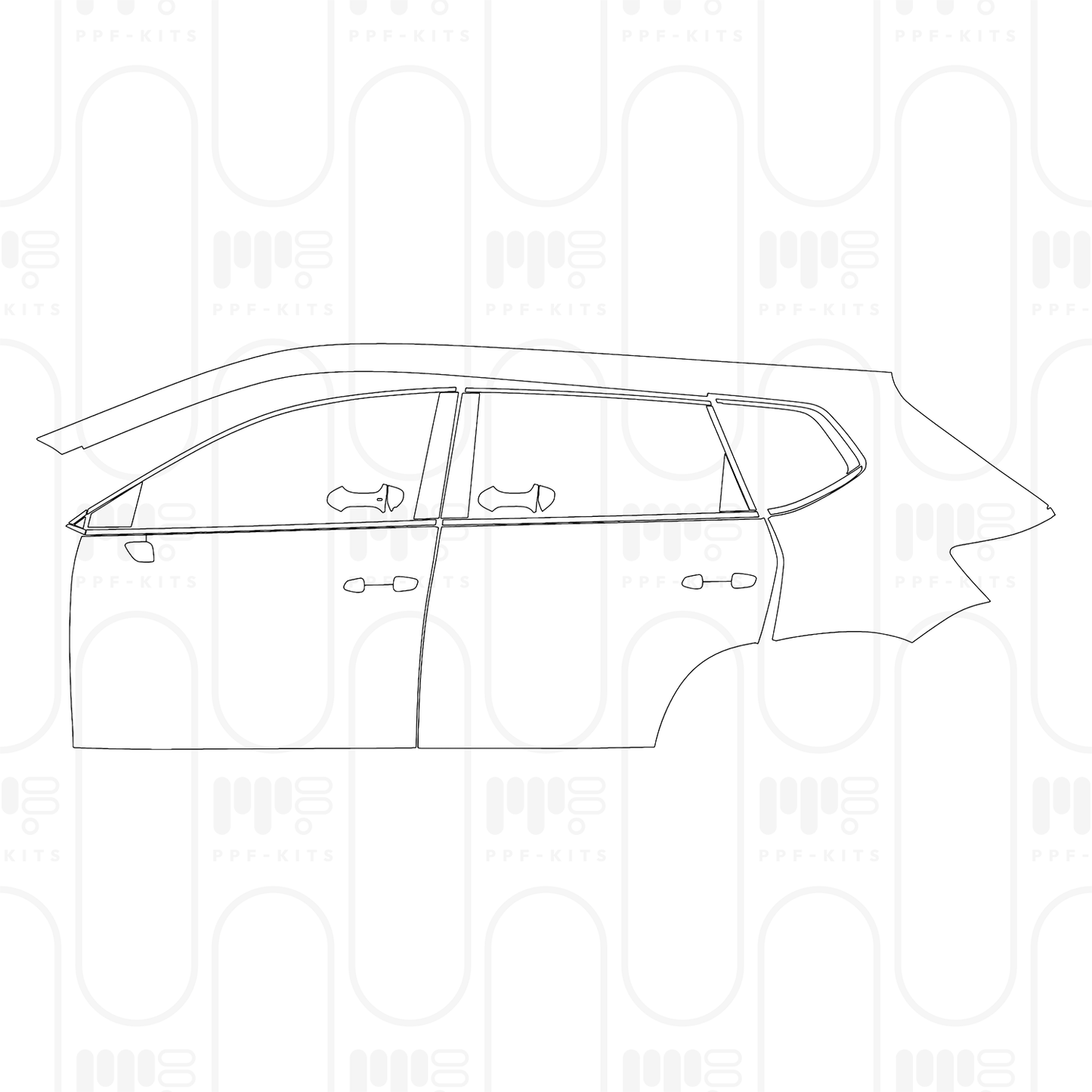 Pre-Cut PPF Volkswagen Taos (US) SE 2026