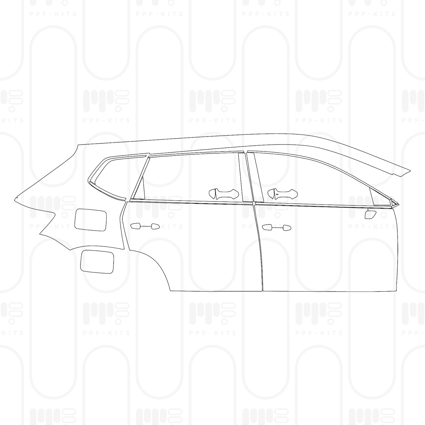 Pre-Cut PPF Volkswagen Taos (US) SE 2026