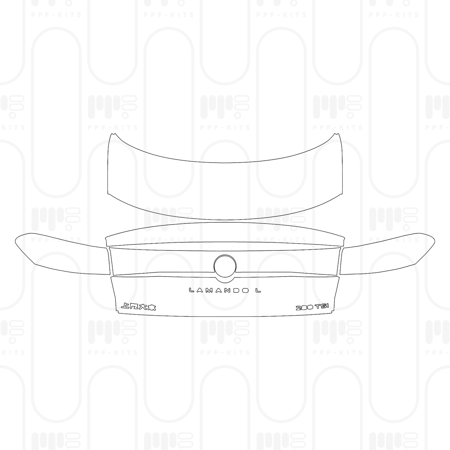 Pre-Cut PPF Volkswagen Lamando L (CN) Base 2026
