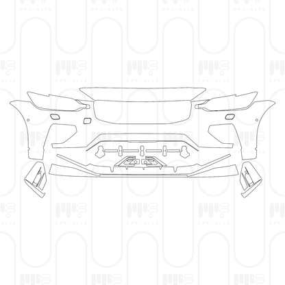 Pre-Cut PPF Volvo V60 R-Design 2026
