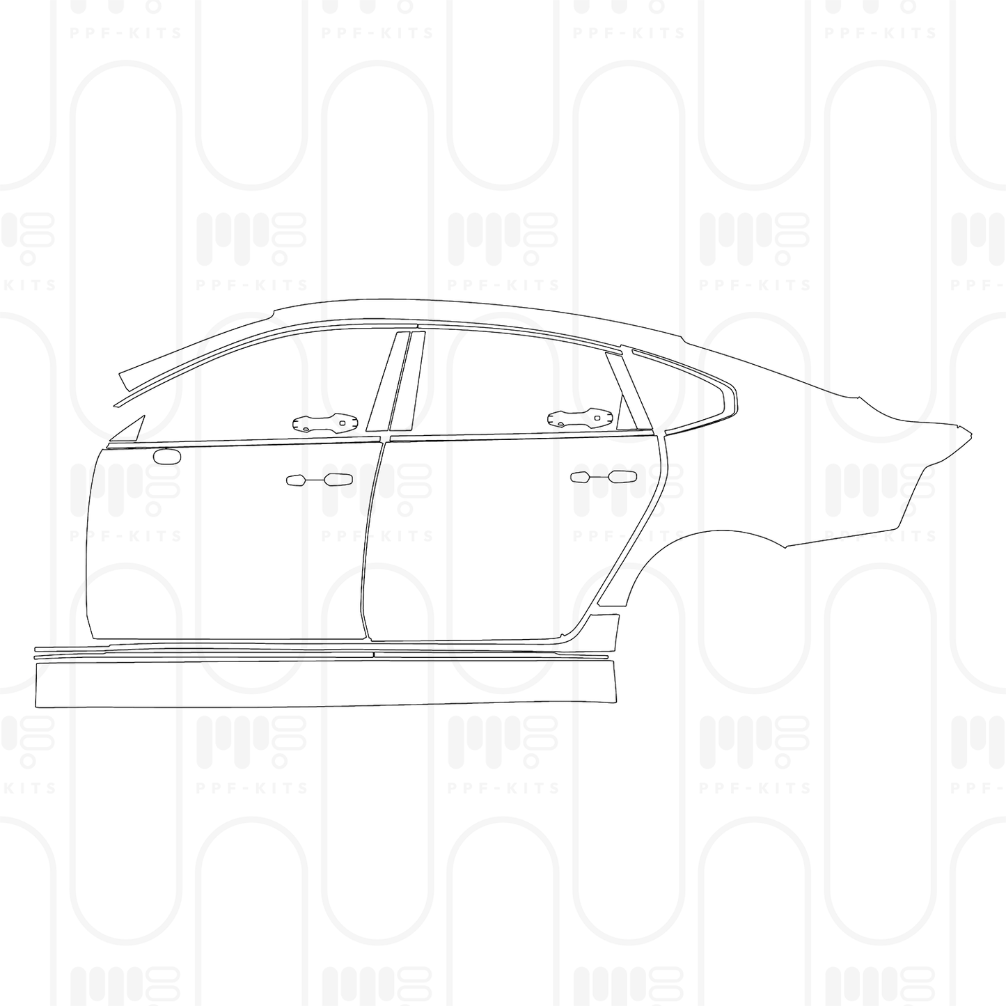 Pre-Cut PPF Volvo S90 Recharge Extended Wheelbase Inscription 2026