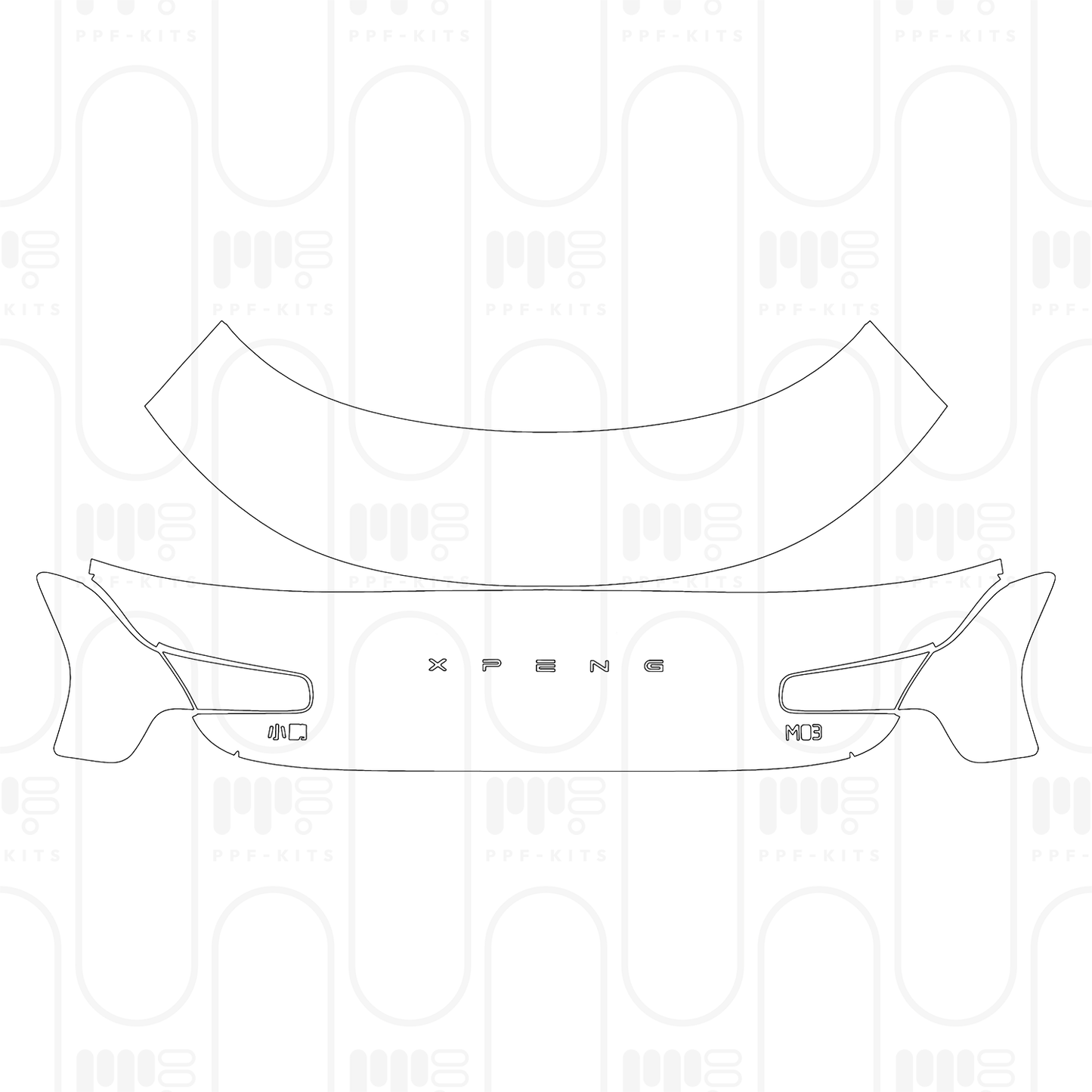 Pre-Cut PPF Xpeng MONA M03 2026