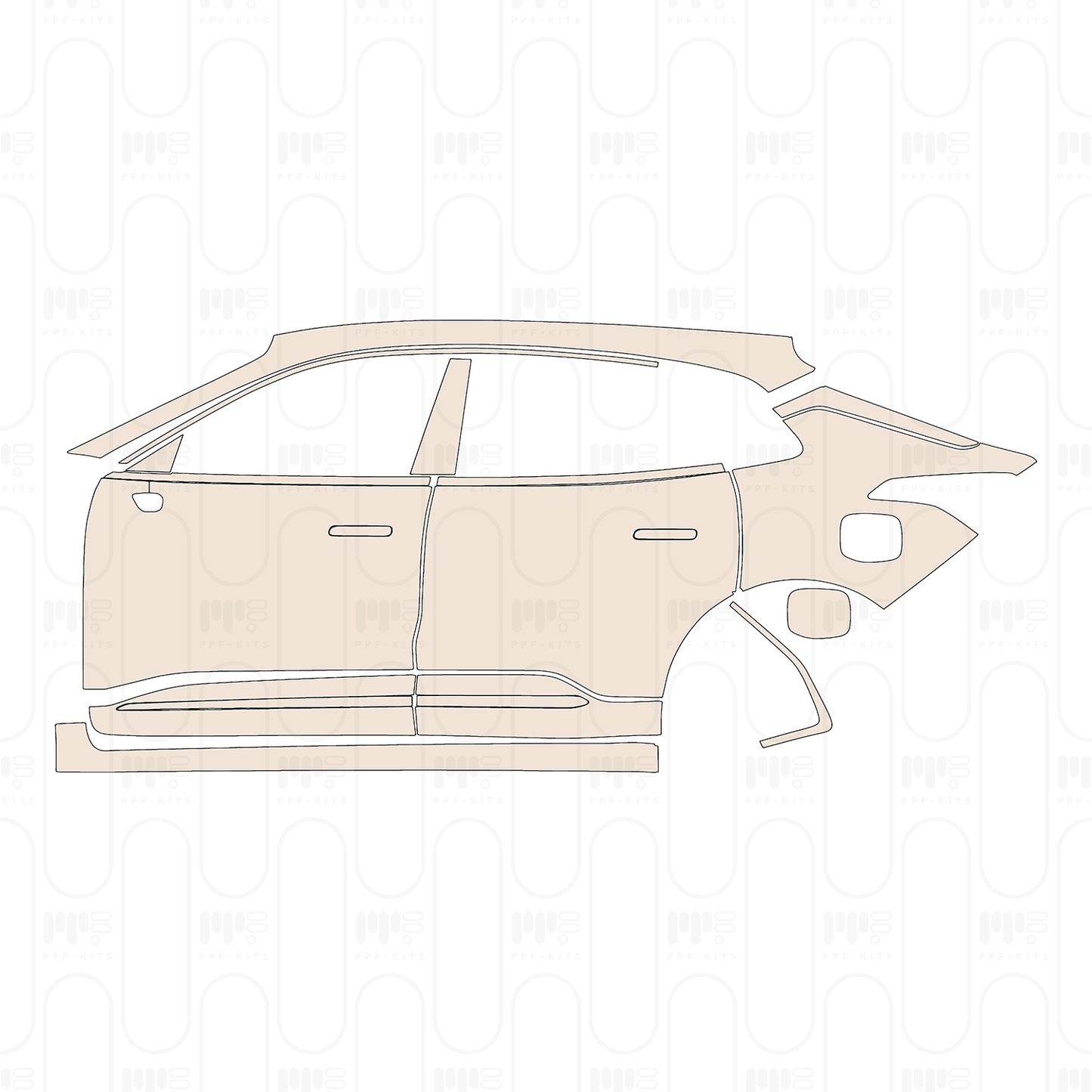 Pre-Cut PPF Zeekr 001 2026