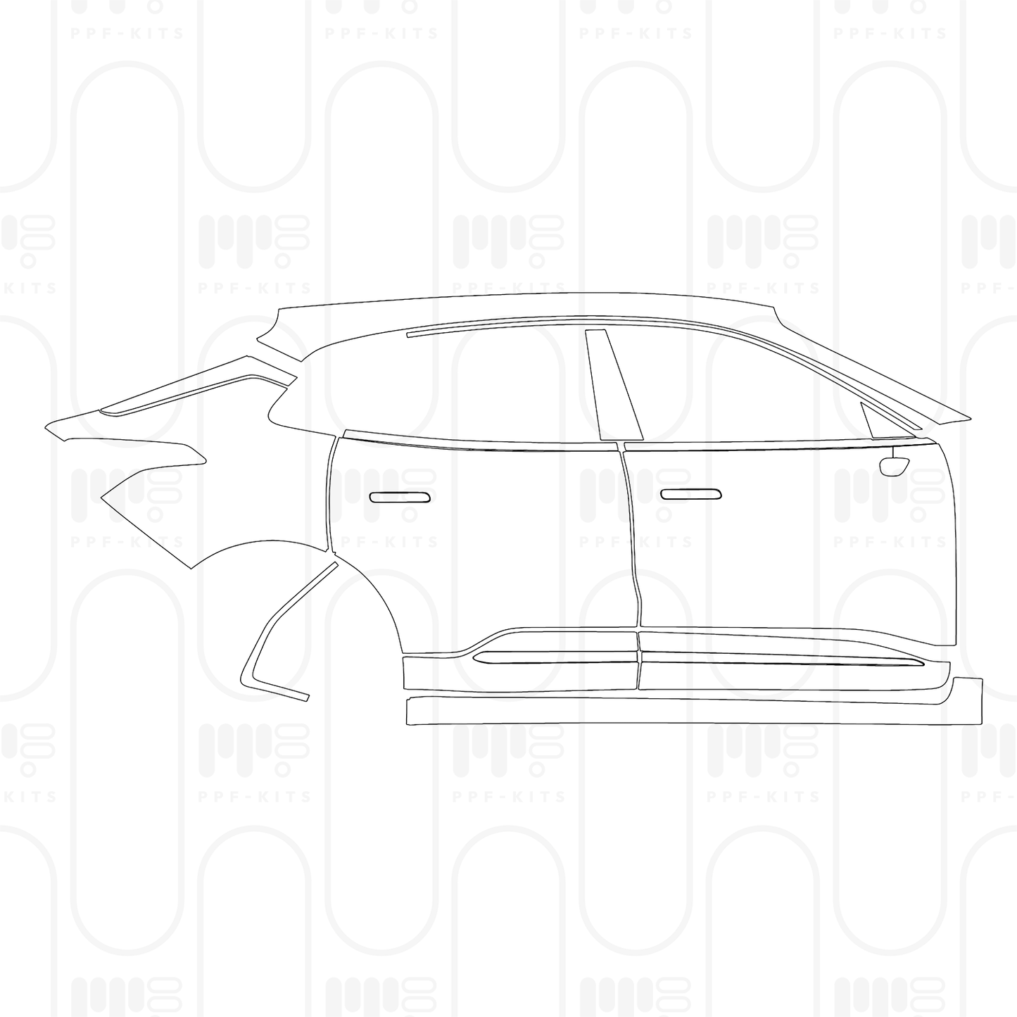 Pre-Cut PPF Zeekr 001 2026