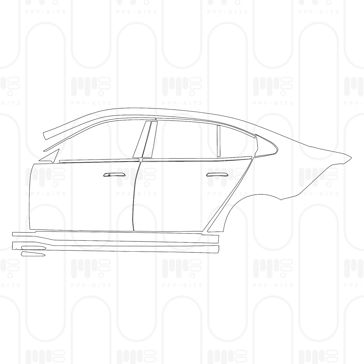 PPF precortado BMW 5 Series Sedan Extended Wheelbase Luxury 2026