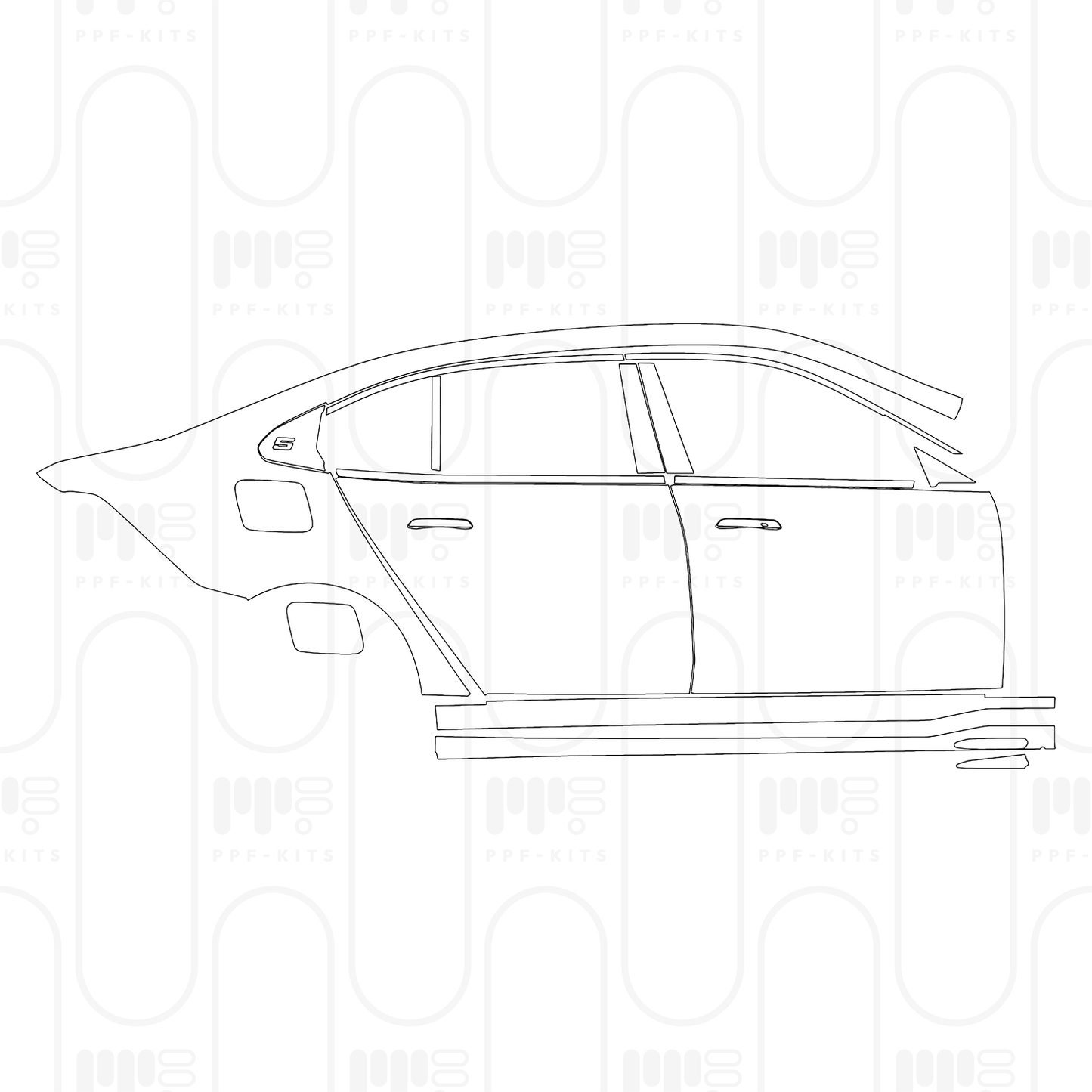 PPF precortado BMW 5 Series Sedan Extended Wheelbase Luxury 2026