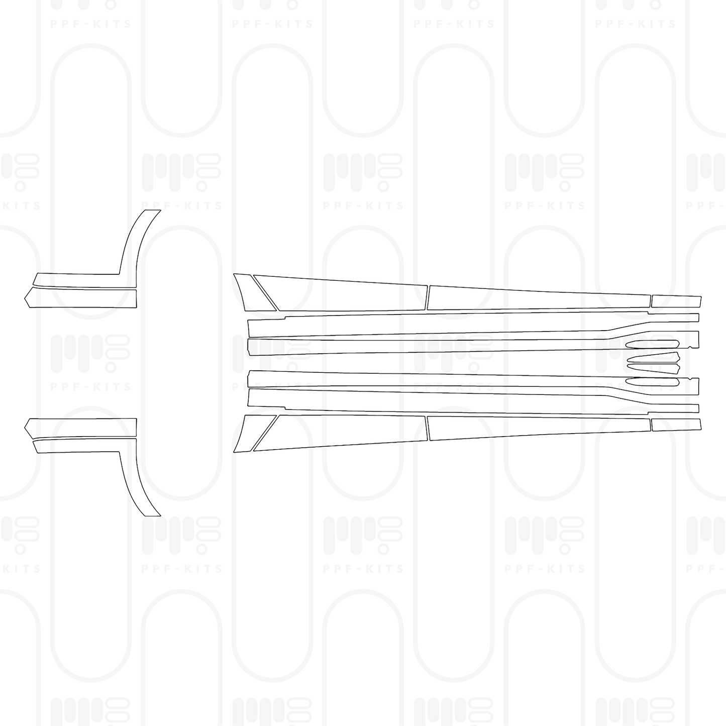 Pre-Cut PPF BMW 5 Series Sedan Extended Wheelbase M Sport 2026