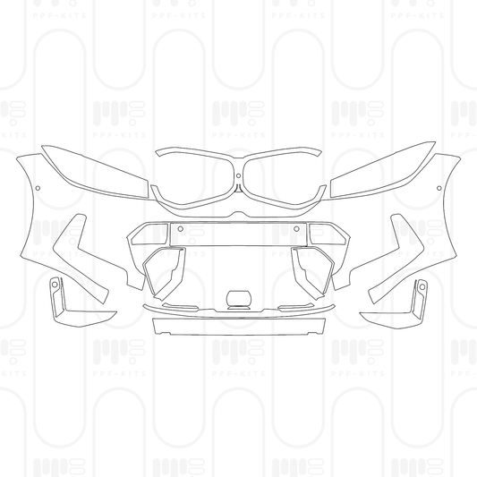 PPF precortado BMW 3 Series Sedan M Sport Extended Wheelbase 2026