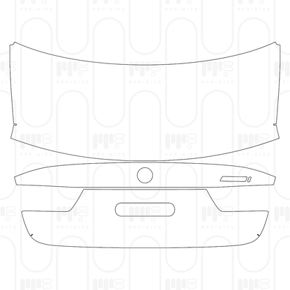PPF precortado BMW 3 Series Sedan Base Extended Wheelbase 2026